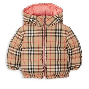 Burberry Baby's & Little Girl's Rayan Reversible Down Puffer Jacket